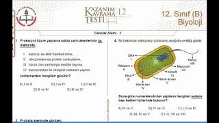 12. SINIF VE MEZUNLAR MEB KAZANIM TESTLERİ BİYOLOJİ CANLILARIN SINIFLANDIRILMASI VE ÖSYM ÇIKMIŞ SORU