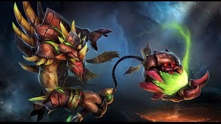 Dota 2 - Bristleback 1 vs 5 Unfair Bot | AAB (Against All Bot)