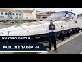 Fairline targa 40  sport cruiser with volvo penta kad300  walkthrough yacht tour 140k