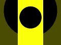 Black Triacontapentagon Yellow Background Down To Up #shorts