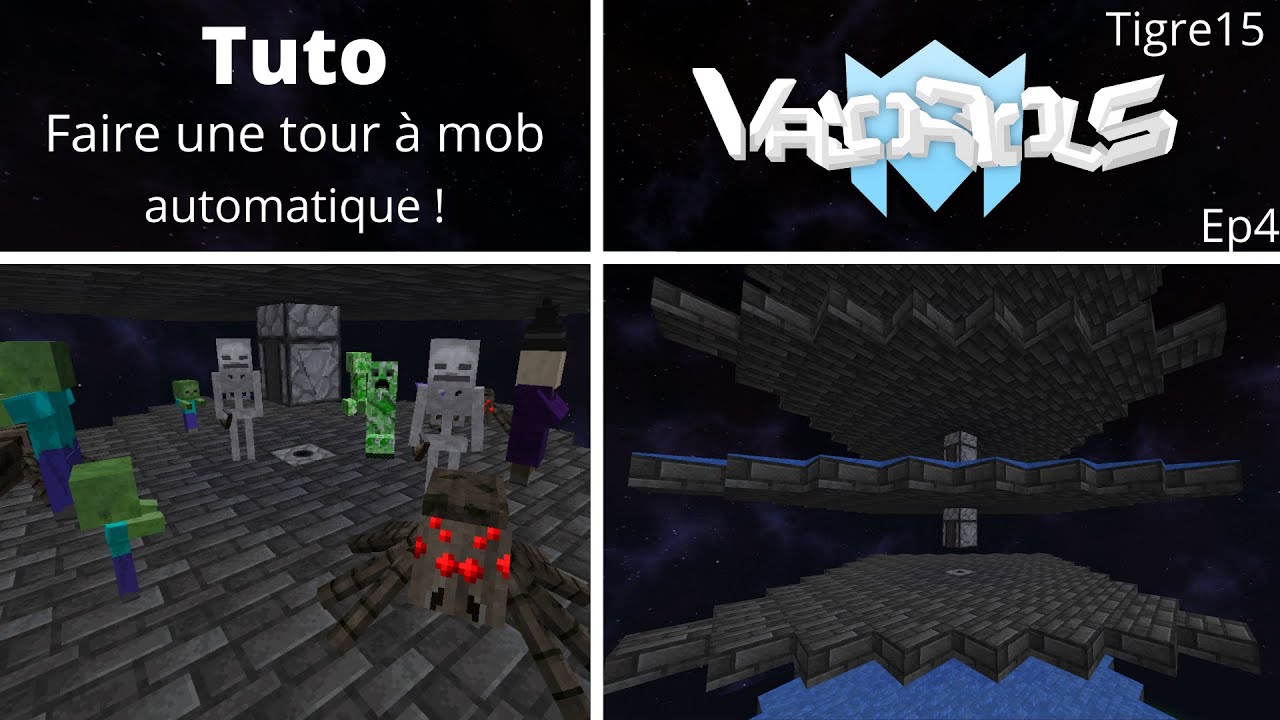 Tuto comment faire une tour a mob automatique !|Survie Valorious ep4
