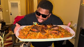 Cooking Ivorian Dish for Boyfriends Family!! (Jollof Rice) 🍚 by Lindsey Pitchford 646 views 6 days ago 8 minutes, 29 seconds