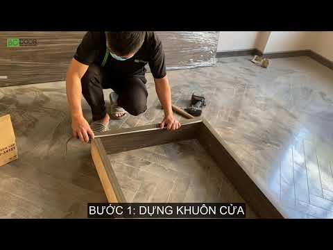 Video Lắp đặt cửa gỗ công nghiệp Laminate tại Hà Đông Hà Nội - youtube