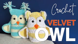 How to Crochet Velvet Soft  🦉 OWL 🦉| Amigurumi Tutorial | @anea_design_studio screenshot 5