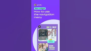New widget: Navigation menu