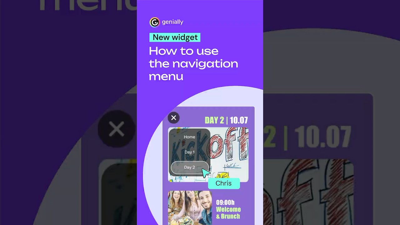 New widget: Navigation menu