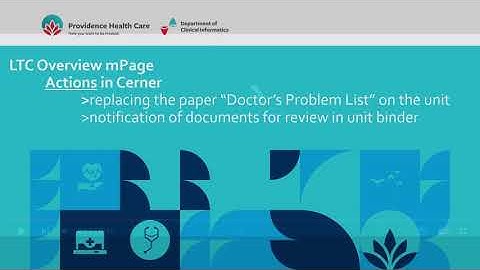 LTC Overview mPage - Provider Education Nov 2024