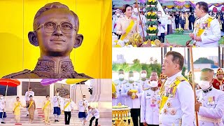 พระบาทสมเด็จพระเจ้าอยู่หัว ทรงเปิดพระบรมราชานุสาวรีย์ รัชกาลที่ ๙ ณ อุทยานเฉลิมพระเกียรติรัชกาลที่ ๙