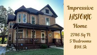 Details Impressive Historic Home for Only $98.5k with 2746 Sq Ft! 5 Bedrooms! Guide