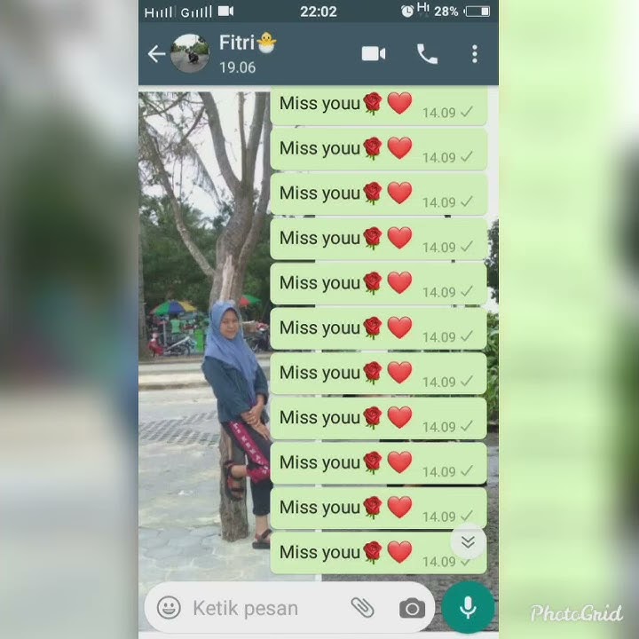 Spam Pacar yang romantis 😅💚