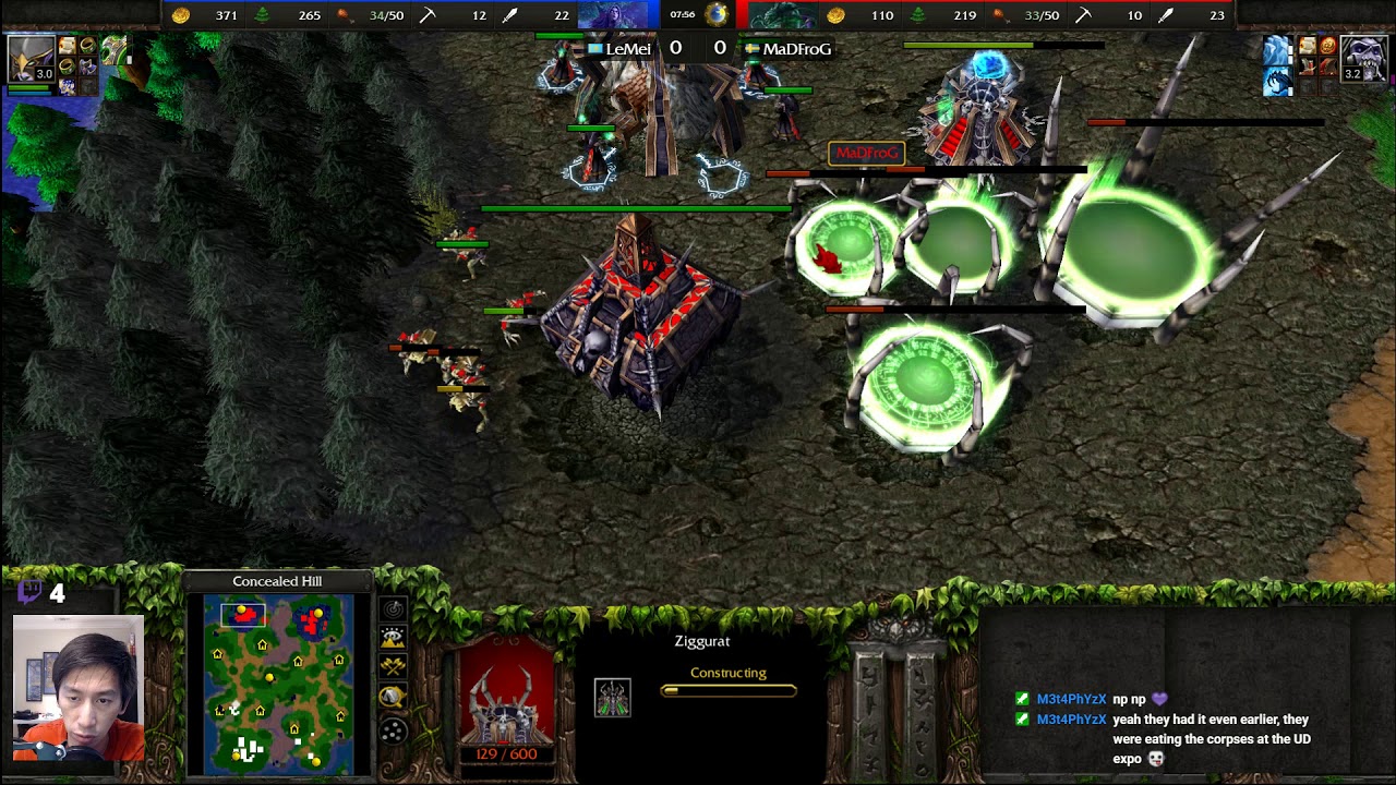 LeMei (NE) vs MaDFrog (UD) - WarCraft 3 - WC2795