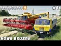 Start new career, harvesting wheat | Nowa Bruzda | Farming simulator 19 | Timelapse #01