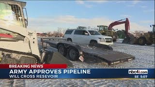 Army approves North Dakota pipeline