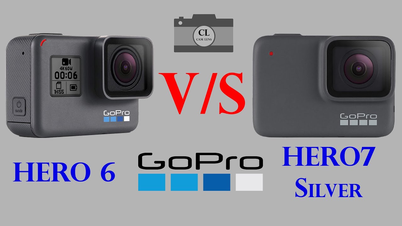 GoPro - GoPro HERO 6 シルバー GoPro HERO6 vs GoPro HERO7 Silver - YouTube