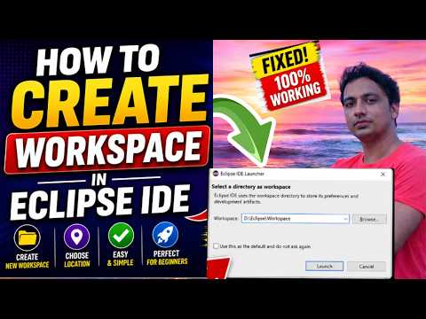 How to Create a Workspace in Eclipse IDE | Step-by-Step Guide for Beginners