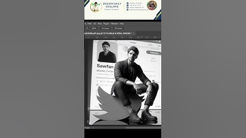 Transform a Colorized image to Balck & White in #Photoshop #shorts    #photoshop #photoshoptutorial