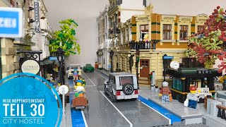 Neue Noppensteinstadt - Teil 30 Kissenschlacht im Hostel // BlueBrixx Lego