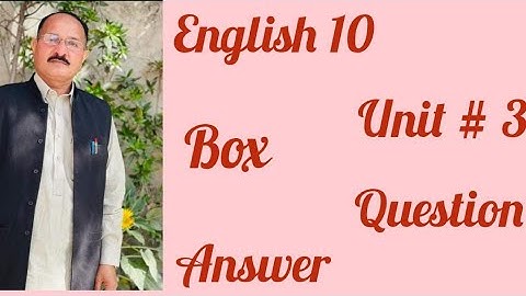 10th English Unit # 3 "Try Again" Box Question/Answer