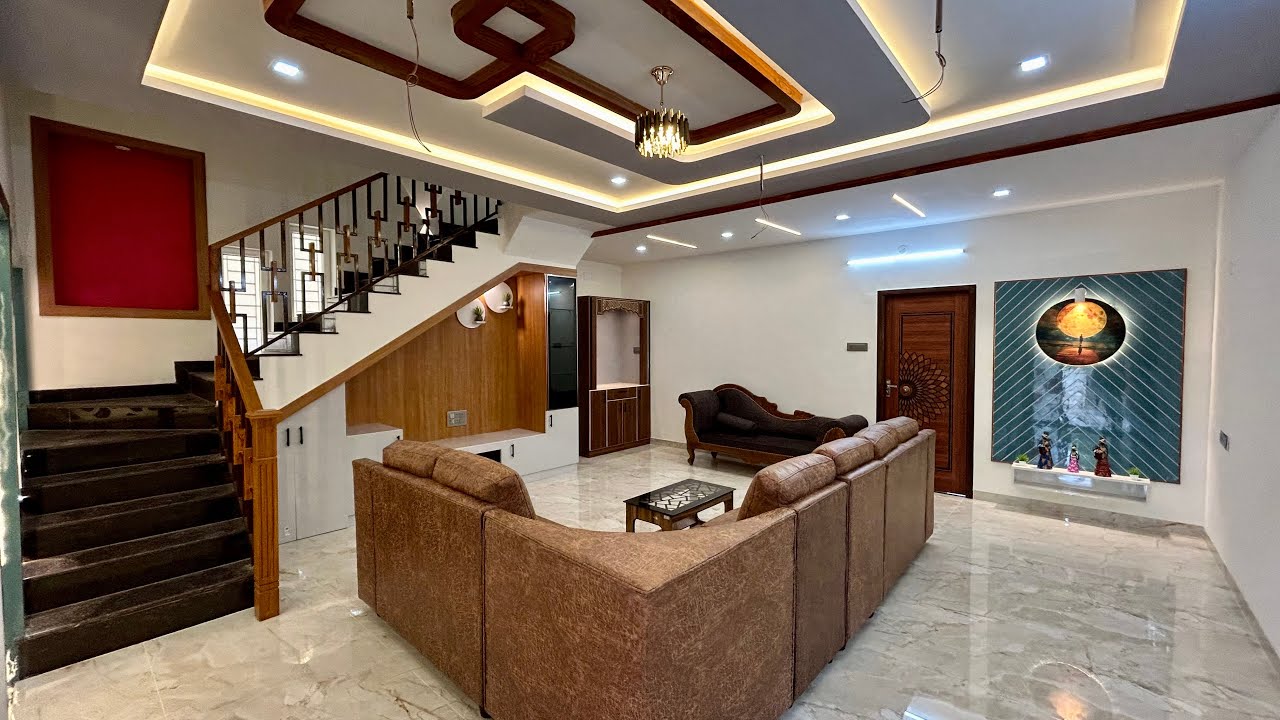 Fully Furnished 3BHK + Home Theatre House 👌 East Facing Duplex House for Sale | Epi-1311
