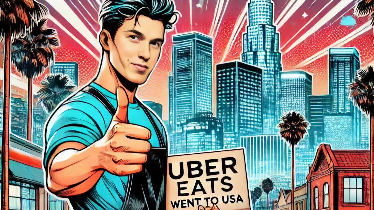 Работа в Uber Eats в Los Angeles.