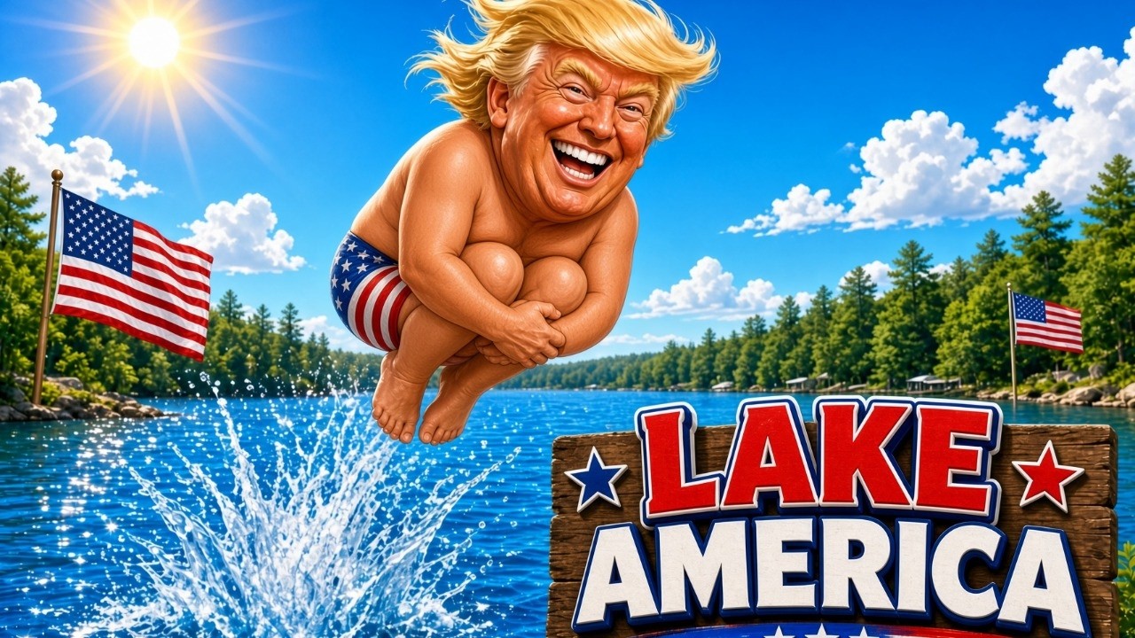 LIVE NOW: Trump Makes People Dumb: A Lake America Beach Party 📱