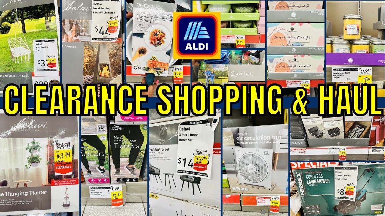 ALDI CLEARANCE SHOP W/ME & HAUL ALDI CLEARANCE DROPS THIS WEEK 8/10