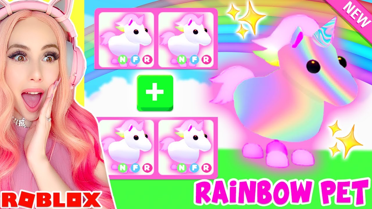 Fusing 4 Neon Pets Will Get You This New Pet In Adopt Me Roblox Adopt Me Youtube - roblox adopt me making all my pets neon