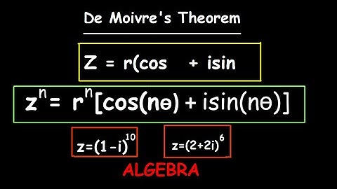 Application Of De Moivre’s Theorem (Trigonometry)