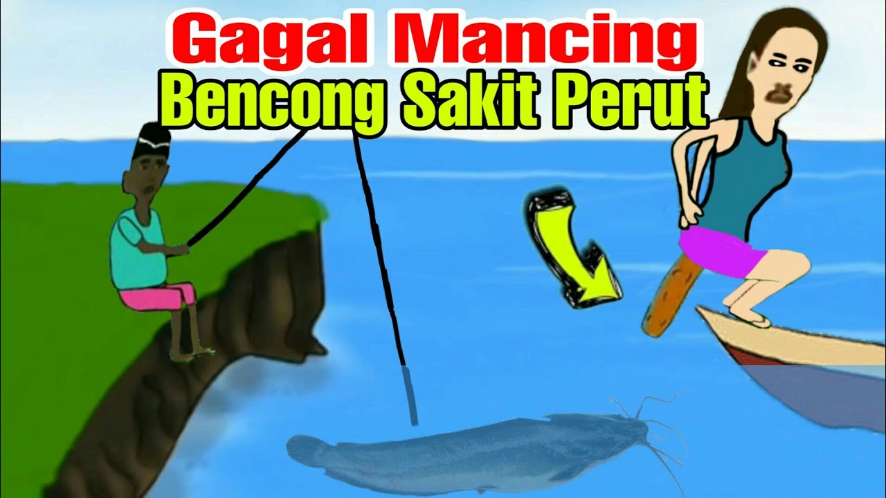  Kartun  Lucu  Gagal  Mancing  Sakit Perut YouTube