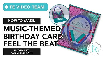 A Birthday Card for Music Lovers | Easel Card Tutorial | @CallMeCraftyAl