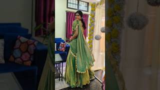 Messho Saree Converted Into Halfsaree