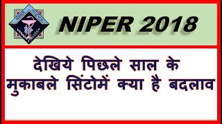 NIPER 2018: देखिये पिछले साल के मुकाबले सिंटोमें क्या है बदलाव screenshot 1