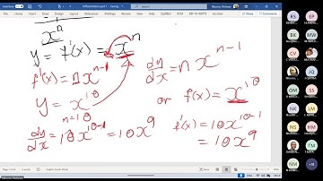 DSC1520 Differentiation Theory part 1 (01/09/2025)