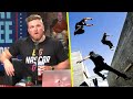 Pat McAfee Is Obsessed With Parkour Videos