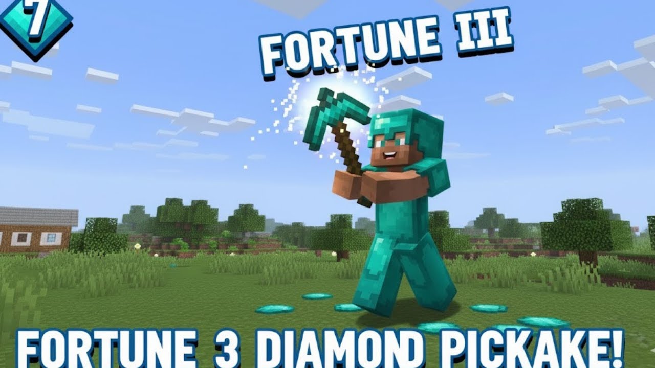 I Got a FORTUNE 3 Diamond Pickaxe in Minecraft Survival! 💎 - YouTube