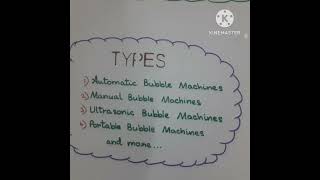 Physics Project - Bubble Machine Chart