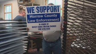 Morrow County businesses rally around fallen deputy's family and law enforcement