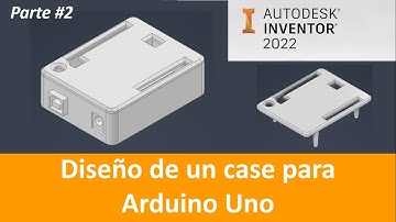 📦 Diseño de una carcasa (case) para Arduino Uno en Autodesk Inventor - Parte 2