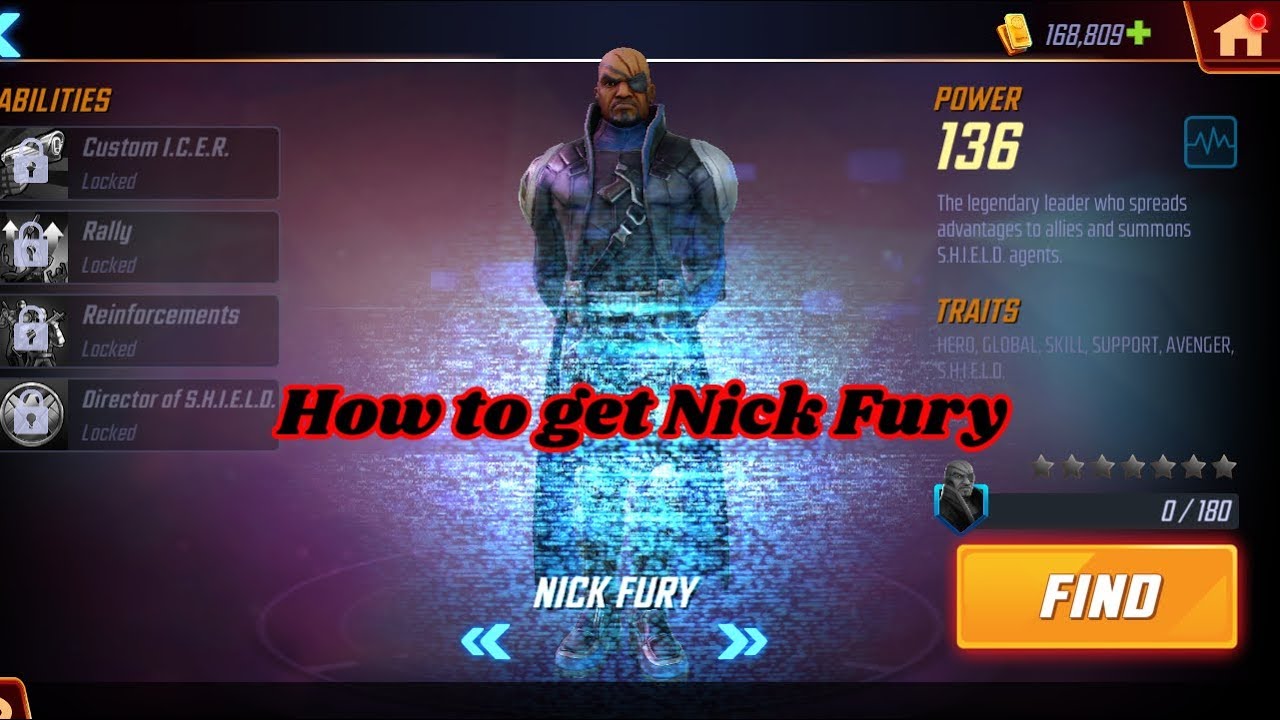How to get Nick Fury Marvel Strike Force YouTube