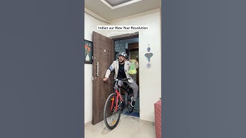 Indians and New Year Resolutions - Baap Beta - Indian Family #ytshorts