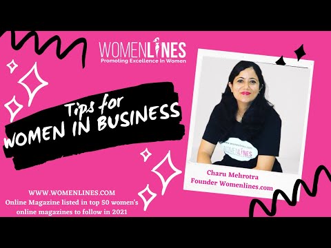 Tips for Women in Business