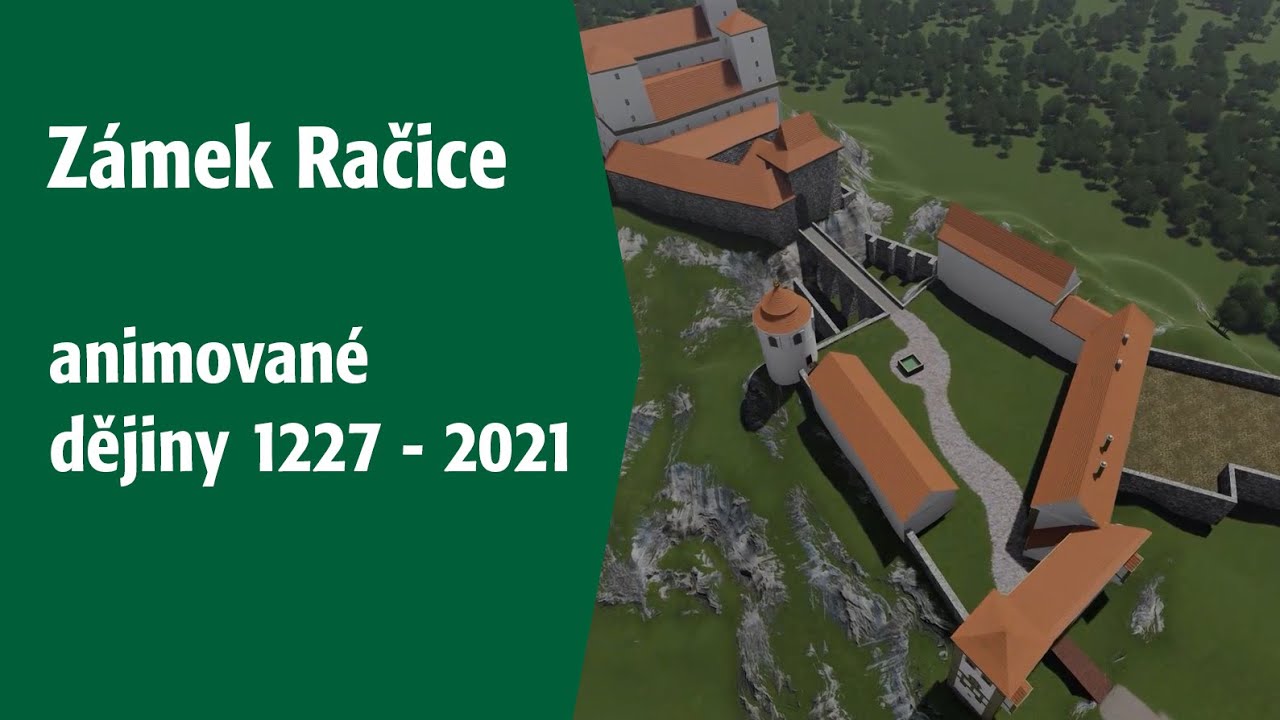 Zámek Račice - animované dějiny