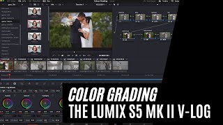 Color Grading Panasonic V-Log for the Lumix S5 mkii - Using my favourite Luts