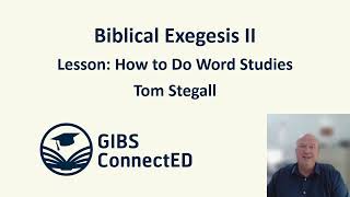 12a - How to Do Word Studies