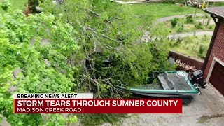 Alert Desk: Storm tears through Sumner County