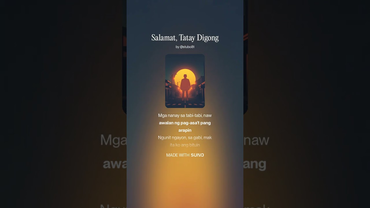 Salamat, Tatay Digong