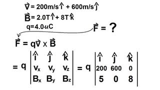 Physics 43  Magnetic Forces on Moving Charges (3 of 26) Determine Direction and Magnitude