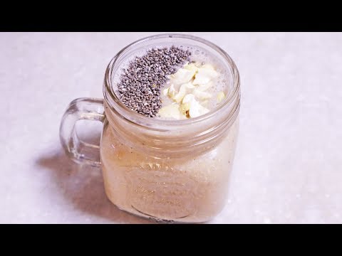 vegan-banana-oatmeal-smoothie-for-weight-loss-|-banana-oats-smoothie-recipe-without-milk