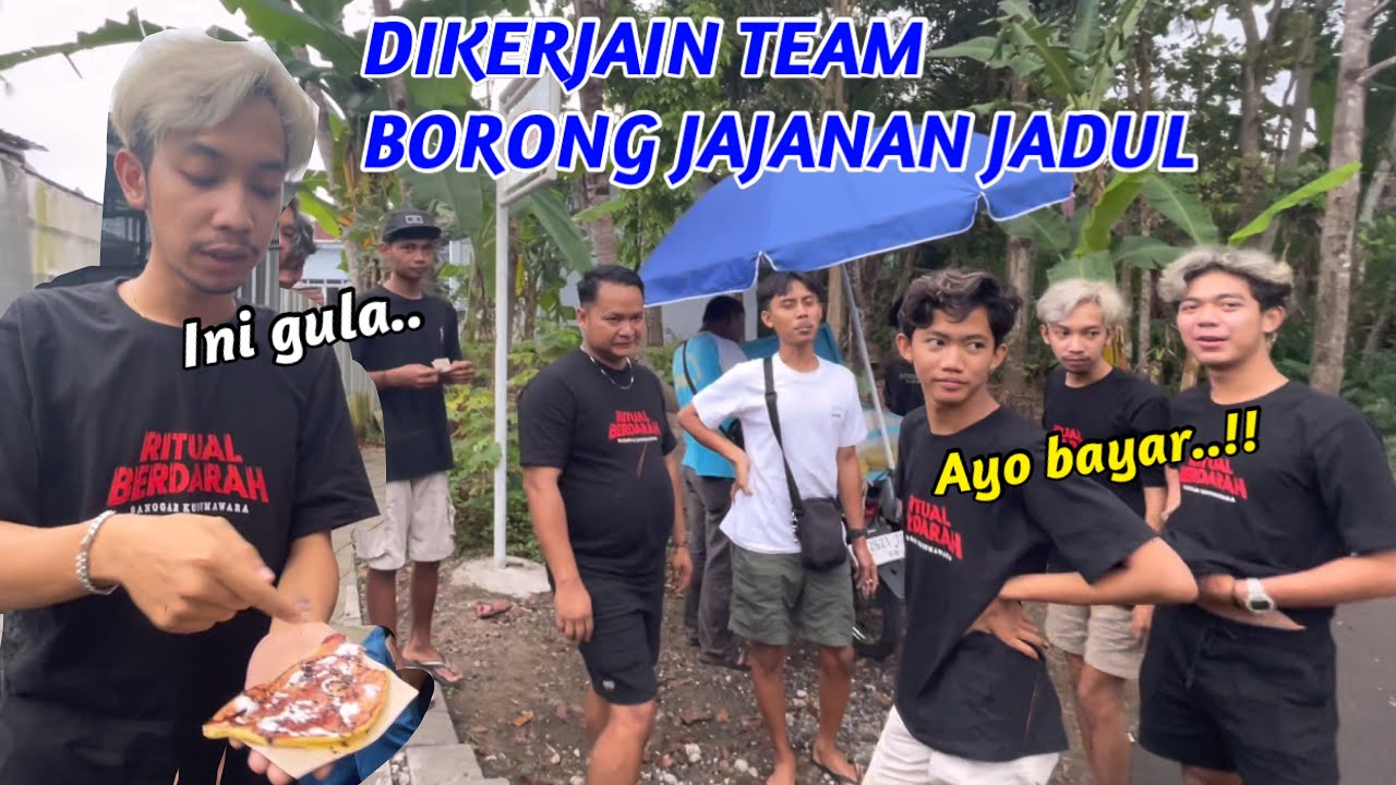 DIKERJAIN TEAM BORONG JAJANAN JADUL..!!