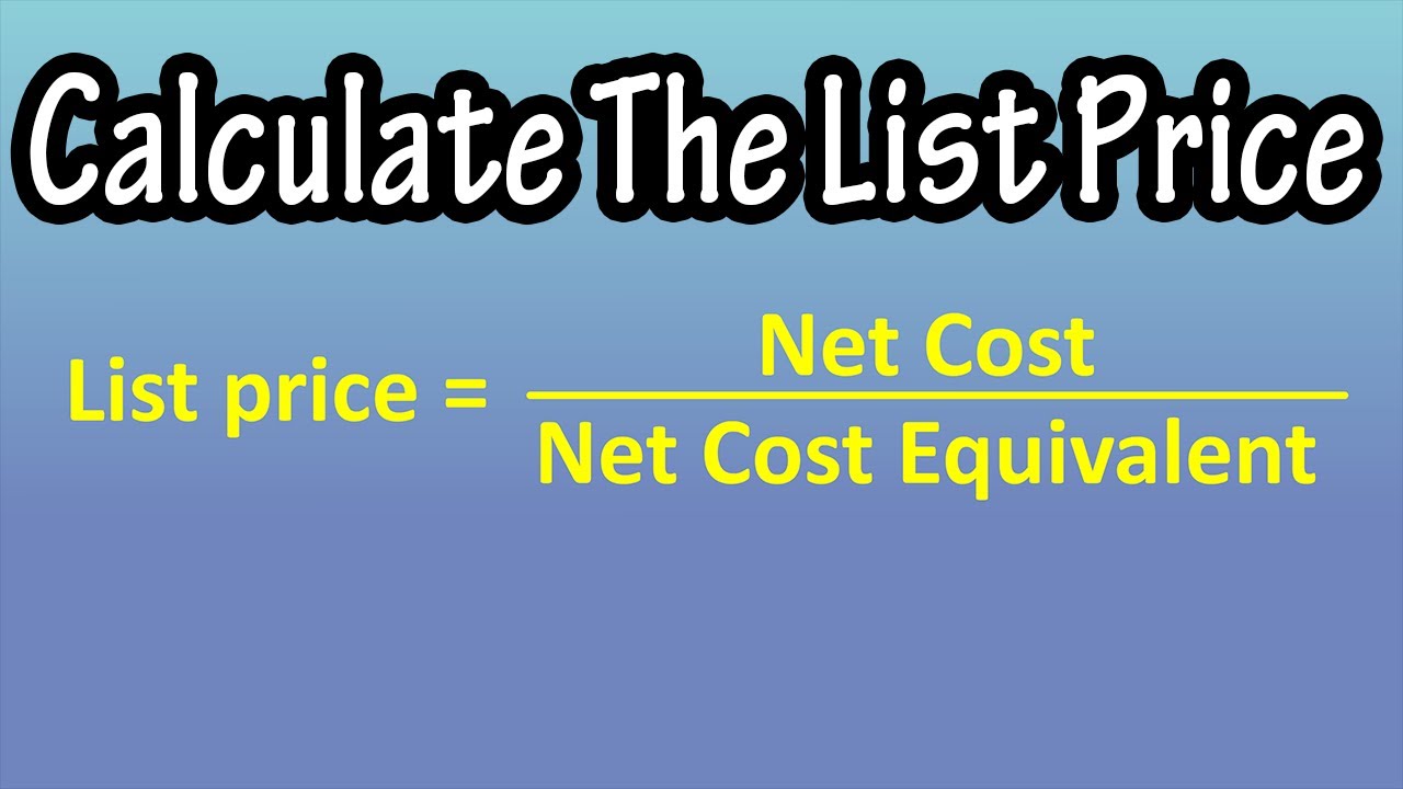 3 Ways to Calculate the List Price of an Item on Sale - wikiHow